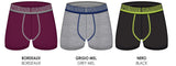 Pierre Cardin -3 Boxer da uomo cotone elasticizzato con elastico esterno PCM Side