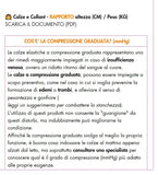 Silca - Calzino gambaletto uomo riposante compressione graduata forte mmHg 20 4113