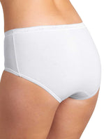 Sloggi - 2 women's briefs in elastic cotton Basic Midi pant 